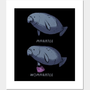 womanatee Posters and Art